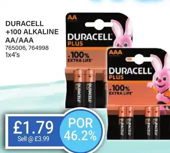 Bestway DURACELL +100 ALKALINE AA/AAA offer