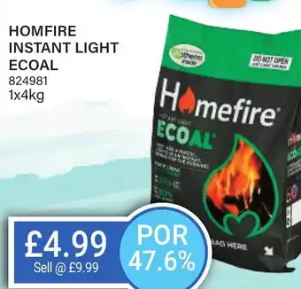 Bestway HOMFIRE Instant light ecoal offer