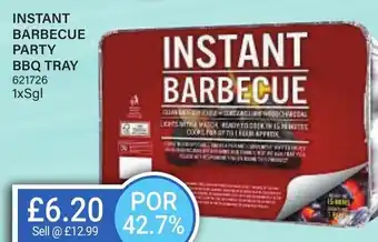 Bestway Instant barbecue party bbq tray offer