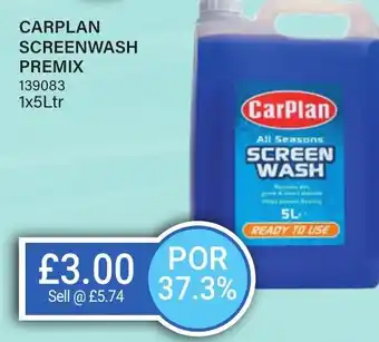 Bestway CARPLAN Screenwash premix offer