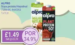 Bestway ALPRO Soya protein/Hazelnut offer