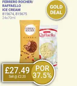 Bestway FERRERO ROCHER/ RAFFAELLO Ice Cream offer