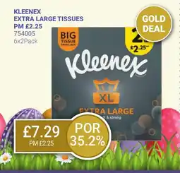 Bestway KLEENEX Extra large tissues offer