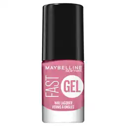 Asda Maybelline Fast Gel Nail Lacquer Twisted Tulip 5 Long-Lasting Nail Polish 7ml offer