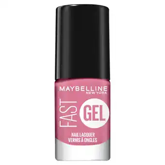 Asda Maybelline Fast Gel Nail Lacquer Twisted Tulip 5 Long-Lasting Nail Polish 7ml offer