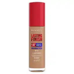 Asda Rimmel London Lasting Finish 35 Hour Foundation 303 Honey offer