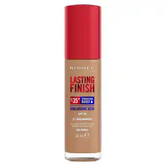 Asda Rimmel London Lasting Finish 35 Hour Foundation 303 Honey offer