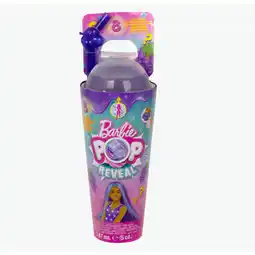 Asda Barbie Pop Reveal Fruit Series Grape Fizz Doll offer