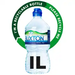 Morrisons Buxton Still Natural Mineral Water Sports Cap offer