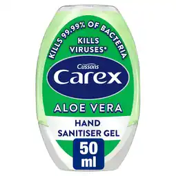 Morrisons Carex Antibacterial Hand Gel Aloe Vera offer