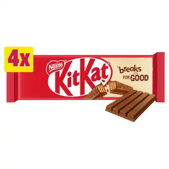 Sainsbury's KitKat 4 Finger Milk Chocolate Biscuit Bar Multipack 4x41.5g offer