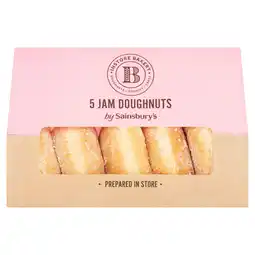 Sainsbury's Sainsbury's Instore Bakery Jam Doughnuts x5 offer