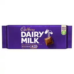 Sainsbury's Cadbury Dairy Milk Chocolate Bar 180g offer