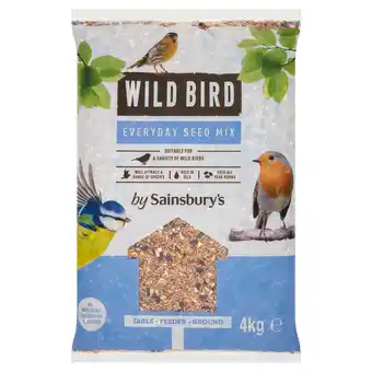 Sainsbury's Sainsbury's Wild Bird Seed Mix 4kg offer