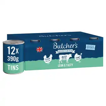 Sainsbury's Butcher's Lean & Tasty Dog Food Tins 12x390g offer