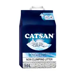 Sainsbury's Catsan Hygiene Non-Clumping Odour Control Cat Litter 10L offer