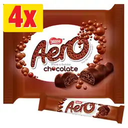 Sainsbury's Aero Bubbly Milk Chocolate Bar Multipack 4x27g offer