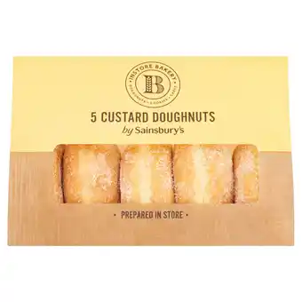 Sainsbury's Sainsbury's Vanilla Doughnuts x5 offer