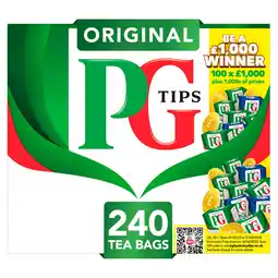 Sainsbury's PG Tips Original Tea Bags x240 696g offer