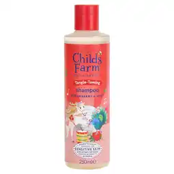 Sainsbury's Childs Farm Tangle Taming Shampoo Strawberry & Mint Kids Tear Free Formula 250ml offer