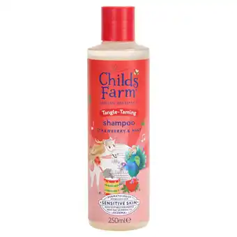 Sainsbury's Childs Farm Tangle Taming Shampoo Strawberry & Mint Kids Tear Free Formula 250ml offer