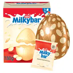 Sainsbury's Milkybar White Chocolate Large Easter Egg 180g offer