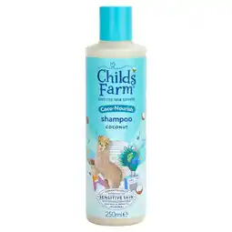 Sainsbury's Childs Farm Coco Nourish Coconut Shampoo Dry Curly Hair Kids Tear Free Formula 250ml offer