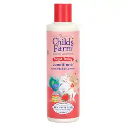 Sainsbury's Childs Farm Tangle Taming Conditioner Strawberry & Mint Kids Tear Free Formula 250ml offer