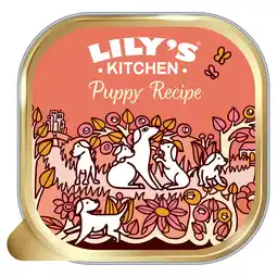 Sainsbury's Lily's Kitchen Puppy Recipe with Chicken Wet Dog Food 150g offer