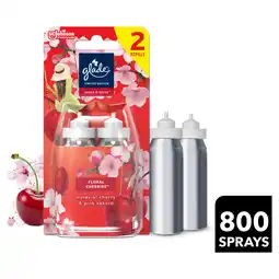 Sainsbury's Glade Sense & Spray Air Freshener Twin Refill Floral Cherries 2 x 18ml offer