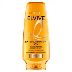 Sainsbury's L'Oréal Paris Elvive Extraordinary Oil Nourishing Conditioner for Dry Hair 300ml offer