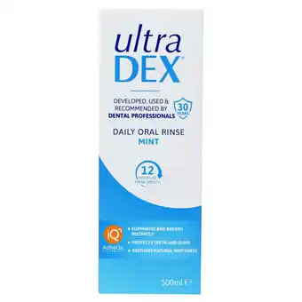 Sainsbury's Ultradex Daily Oral Rinse Mint 500ml offer