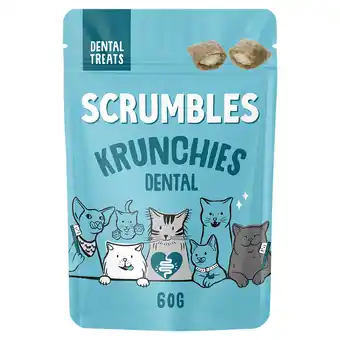 Sainsbury's Scrumbles Krunchies Dental Cat Treats 60g offer