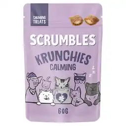 Sainsbury's Scrumbles Krunchies Calming Cat Treats 60g offer