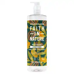 Sainsbury's Faith in Nature Shea & Argan Conditioner 1L offer