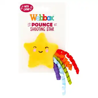 Sainsbury's Webbox Pounce Shooting Star Cat Toy offer