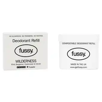 Sainsbury's Fussy Wilderness Deodorant Refill 40g offer