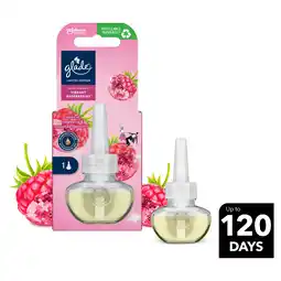 Sainsbury's Glade Electric Scented Oil Plug In Refill Vibrant Raspberries 20ml offer