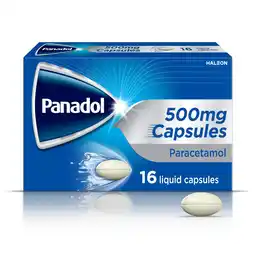 Sainsbury's Panadol Paracetamol Liquid Capsules Fast Pain Relief x16 500mg offer