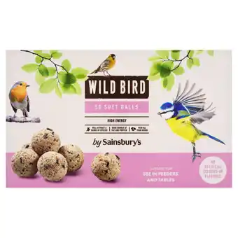 Sainsbury's Sainsbury's Suet Ball Box x50 offer