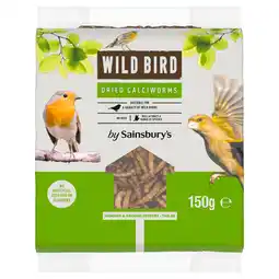 Sainsbury's Sainsbury's Wild Bird Dried Calciworms 150g offer