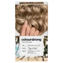 Sainsbury's Clairol Colour Strong Permanent Hair Dye 8.1 Medium Ash Blonde offer