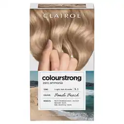 Sainsbury's Clairol Colour Strong Permanent Hair Dye 9.1 Light Ash Blonde offer