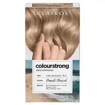 Sainsbury's Clairol Colour Strong Permanent Hair Dye 9.1 Light Ash Blonde offer