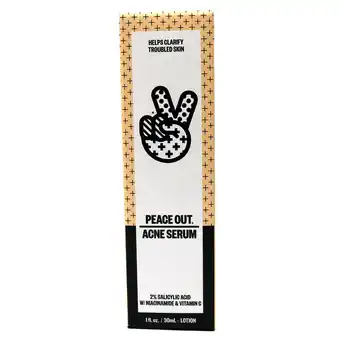 Sainsbury's Peace Out Acne Serum Lotion 30ml offer