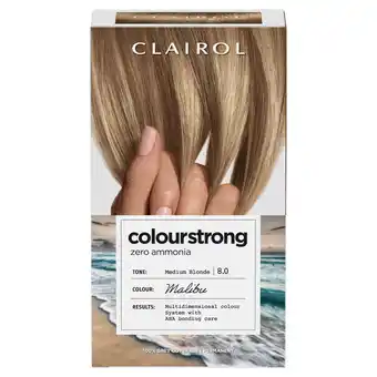 Sainsbury's Clairol Colour Strong Permanent Hair Dye 8.0 Medium Blonde offer