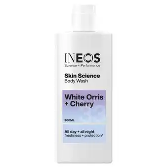 Sainsbury's Ineos White Orris + Cherry Body Wash 300ml offer