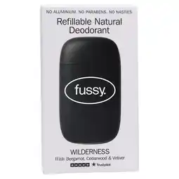 Sainsbury's Fussy Wilderness Refillable Natural Deodorant 40g offer