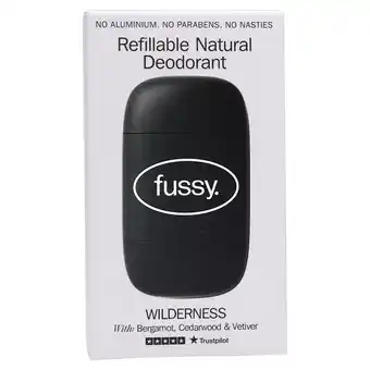 Sainsbury's Fussy Wilderness Refillable Natural Deodorant 40g offer