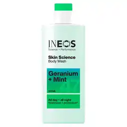 Sainsbury's Ineos Skin Science Geranium + Mint Body Wash 300ml offer